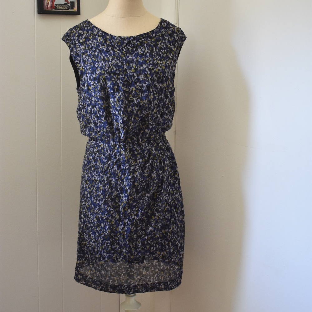 ‼️Final Sale‼️Theory Arena Brushstroke Silk Dress
